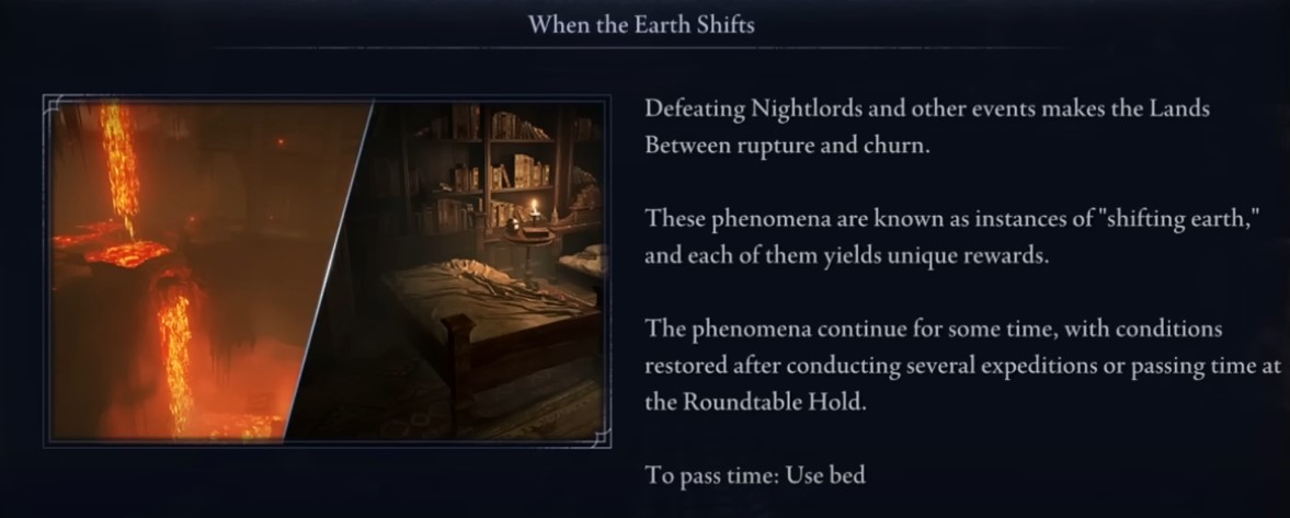 shifting earth in game description
