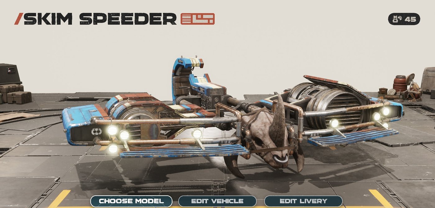 skim speeder example