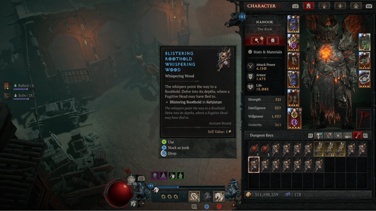 blistering roothold whispering wood