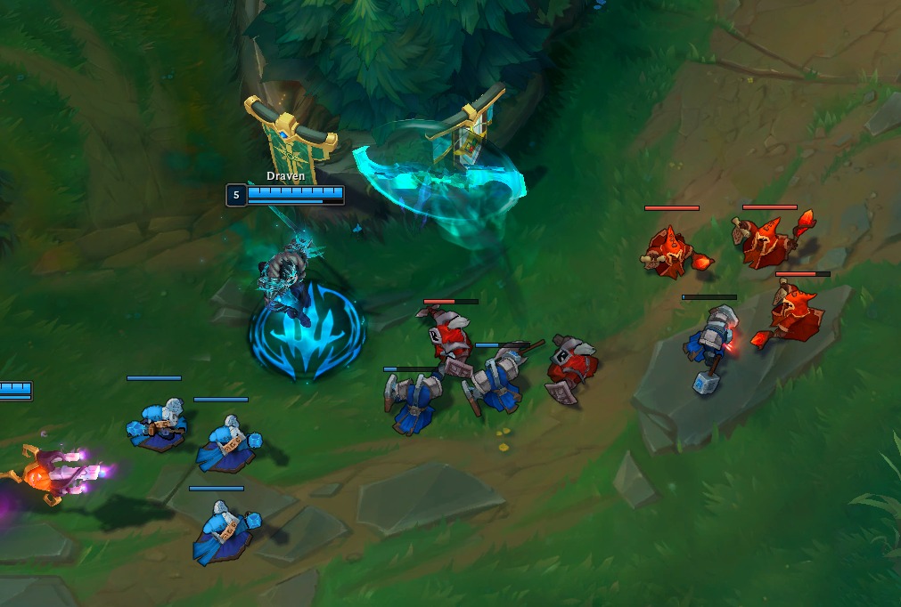 Draven Freezing Bot Wave