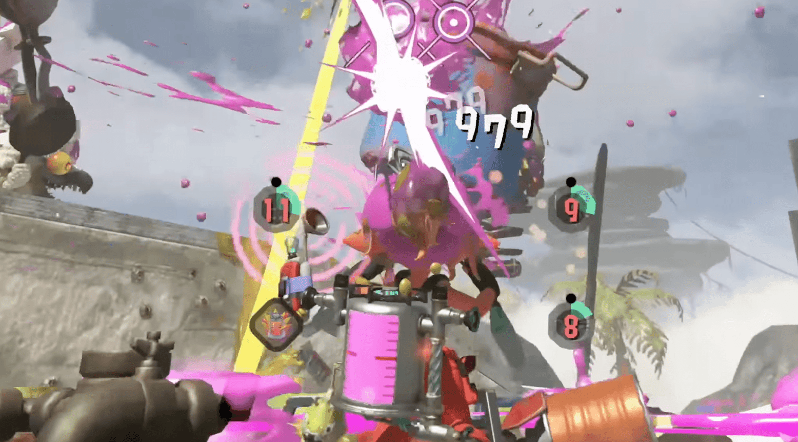 splatoon raiders three equipped gadgets example