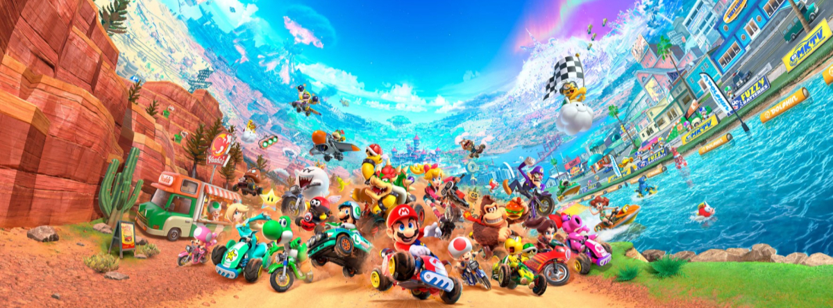 mario kart world splash