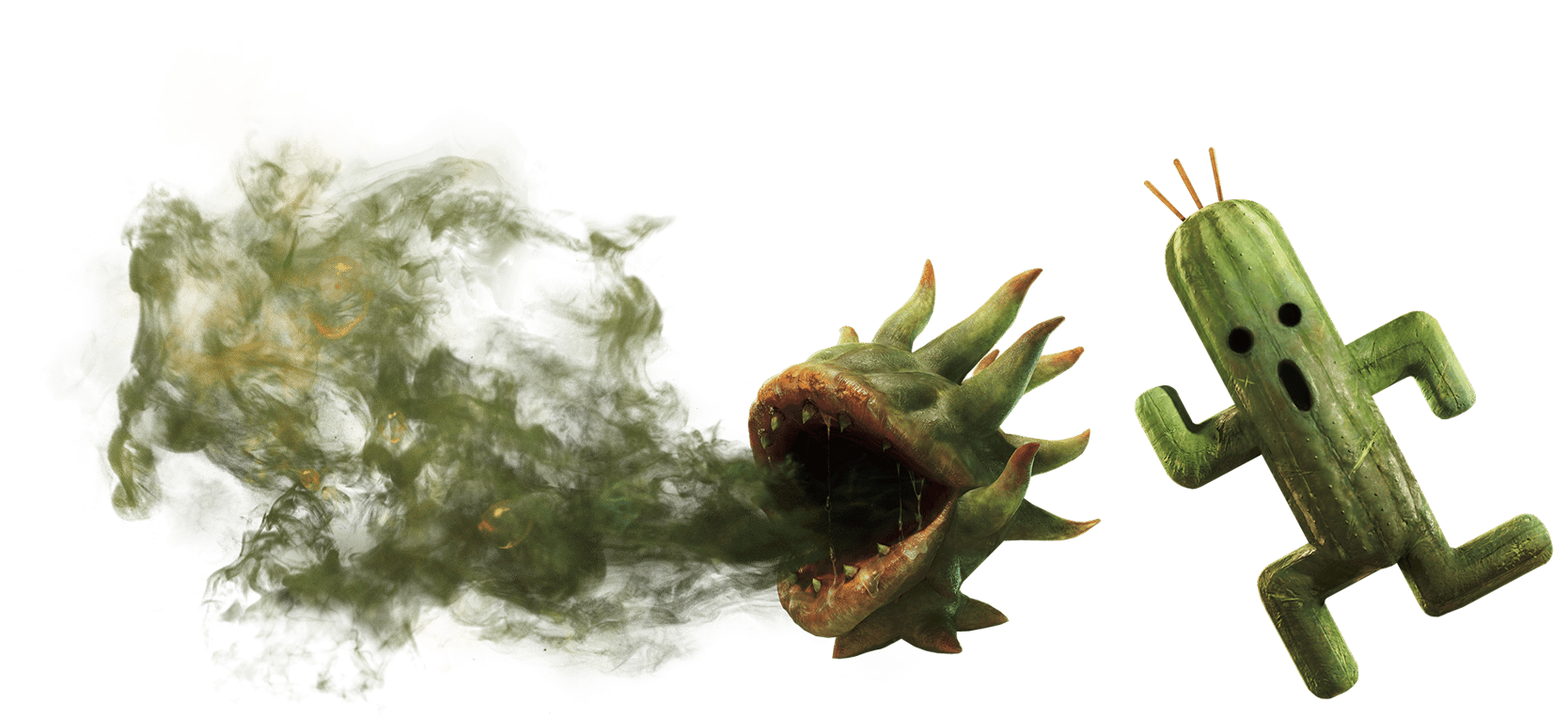 Cactuar with other character