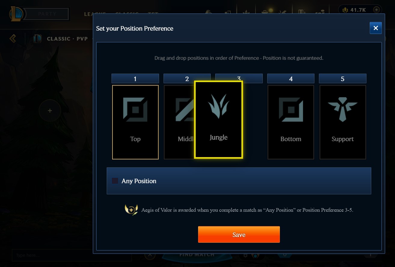 Changing Roles in LoL Classic