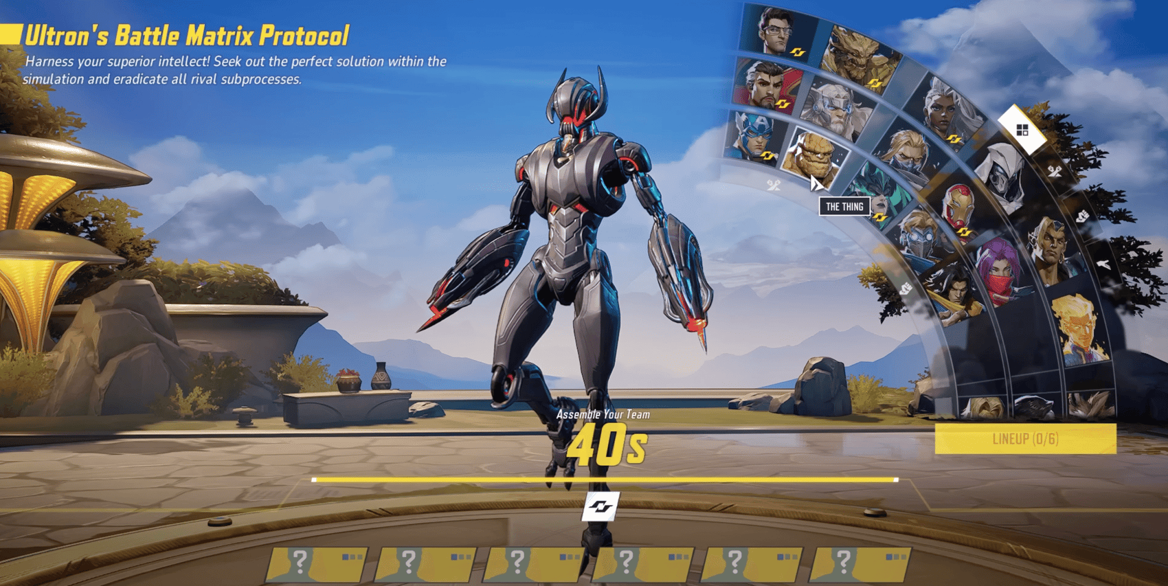 marvel rivals ultron's battle matrix protocol