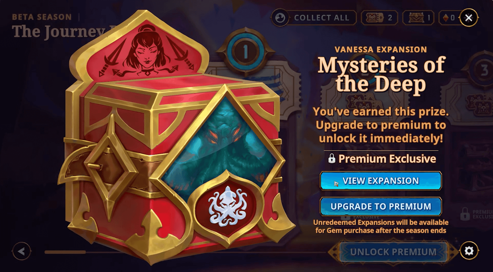 mysteries of the deep expansion unlock