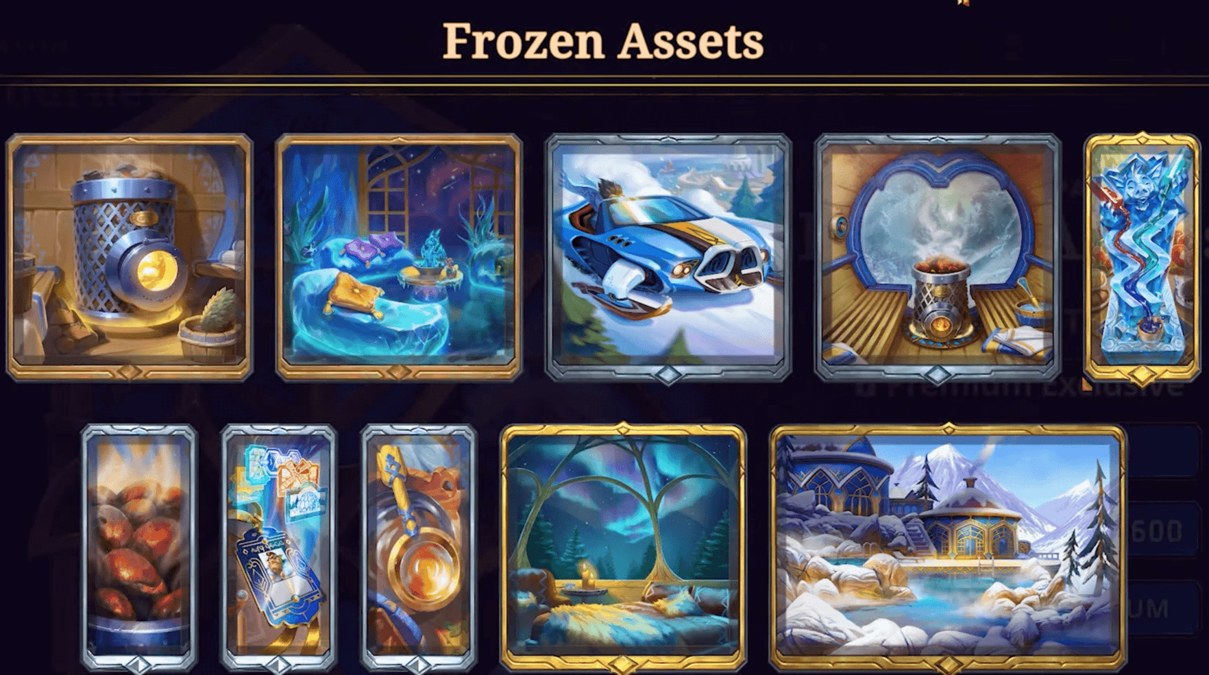 frozen assets expansion