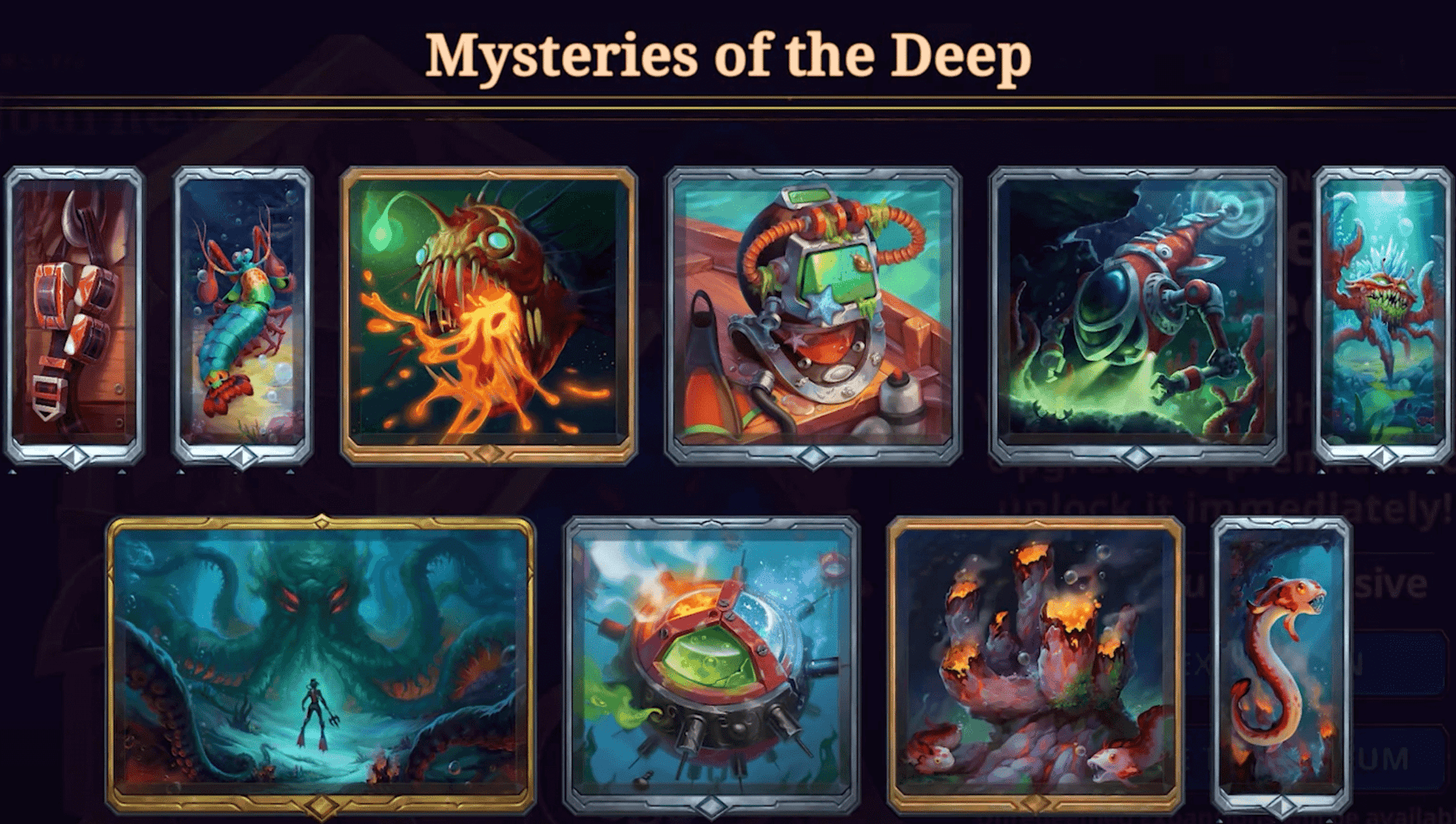 mysteries of the deep expansion