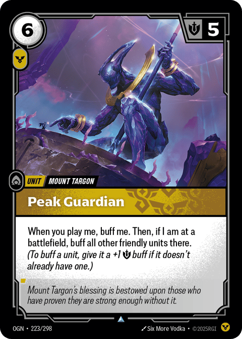 riftbound peak guardian