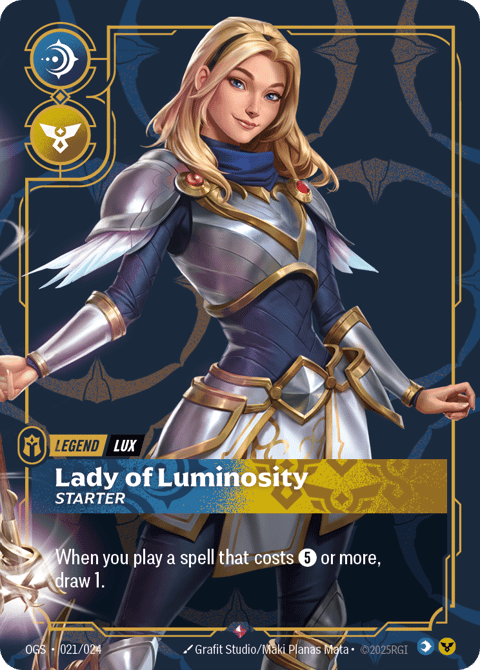 riftbound lux lady of luminosity starter