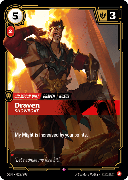 draven showboat