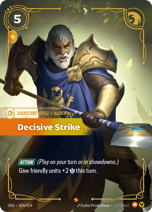 decisive strike