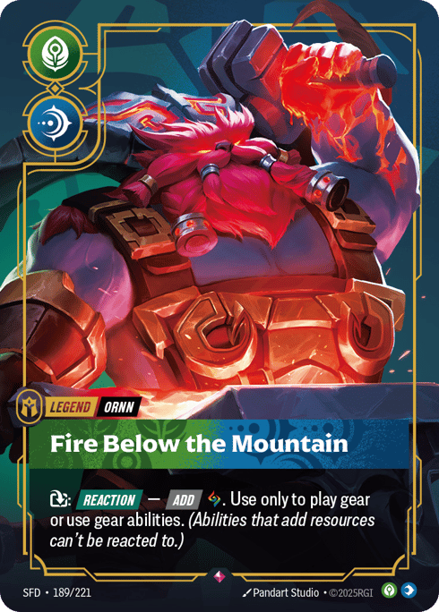ornn fire below the mountain