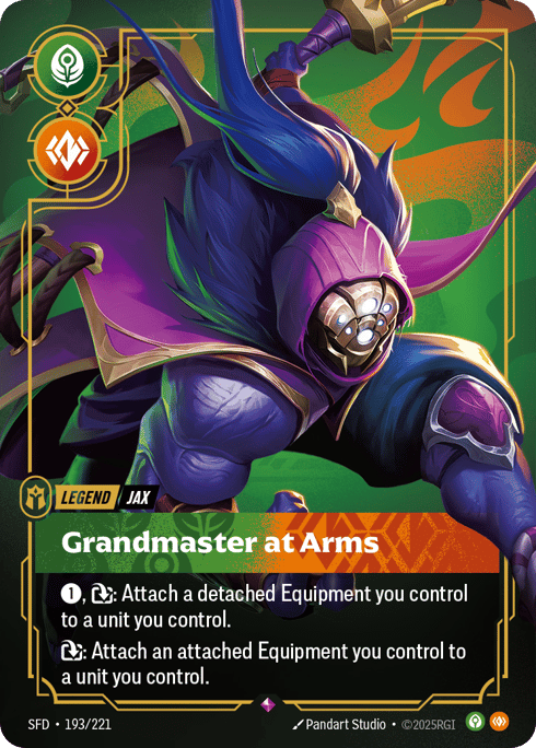 jax grandmaster at arms