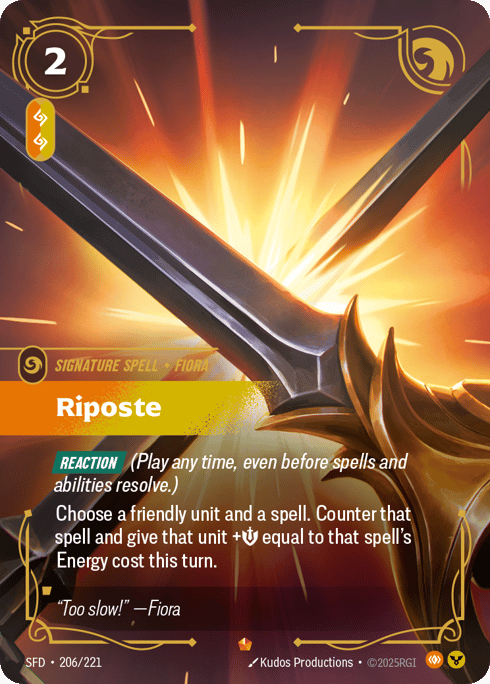 riposte