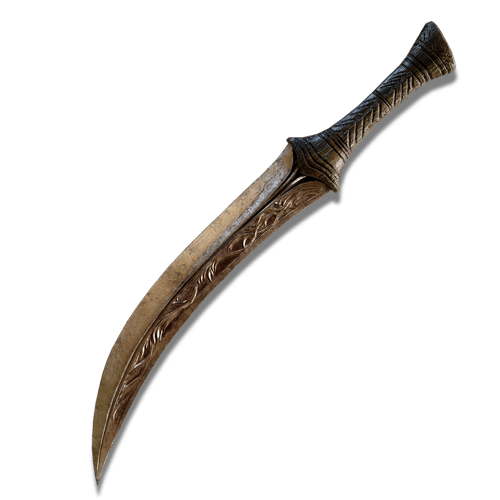 Flame Art Erdsteel Dagger — Best Pure Faith Melee Option