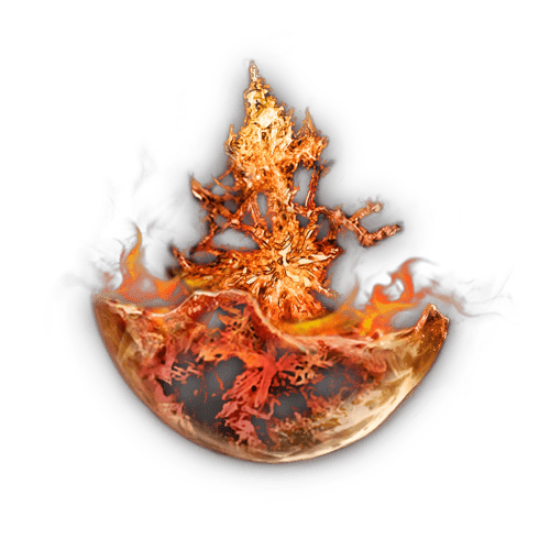 Flame-Shrouding Cracked Tear — Best for Fire Dragon Incantations