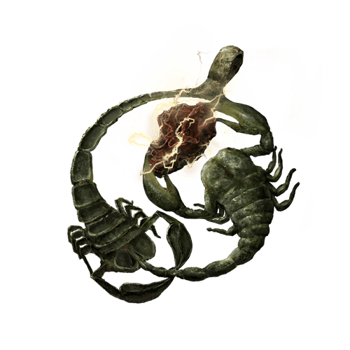 Lightning Scorpion Charm