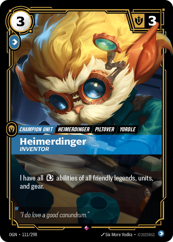 riftbound heimerdinger inventor