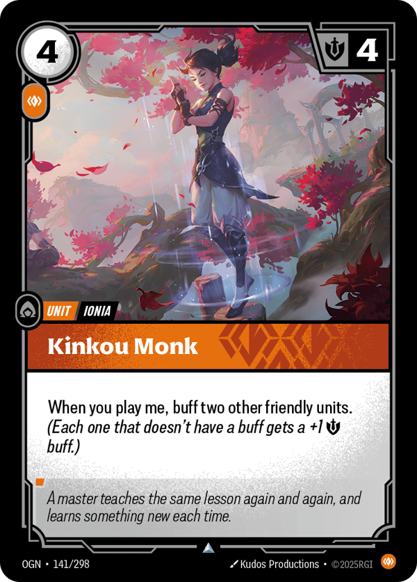 riftbound kinkou monk