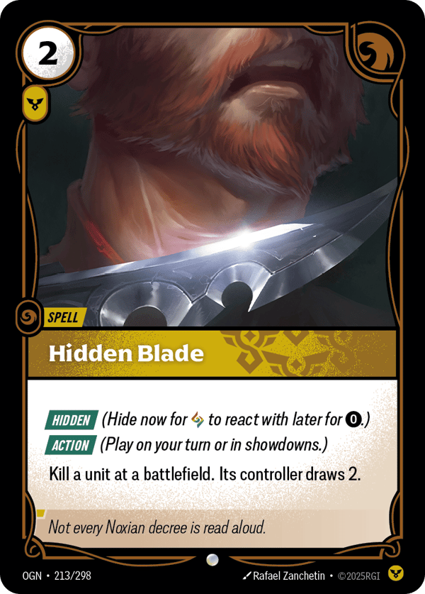 riftbound hidden blade