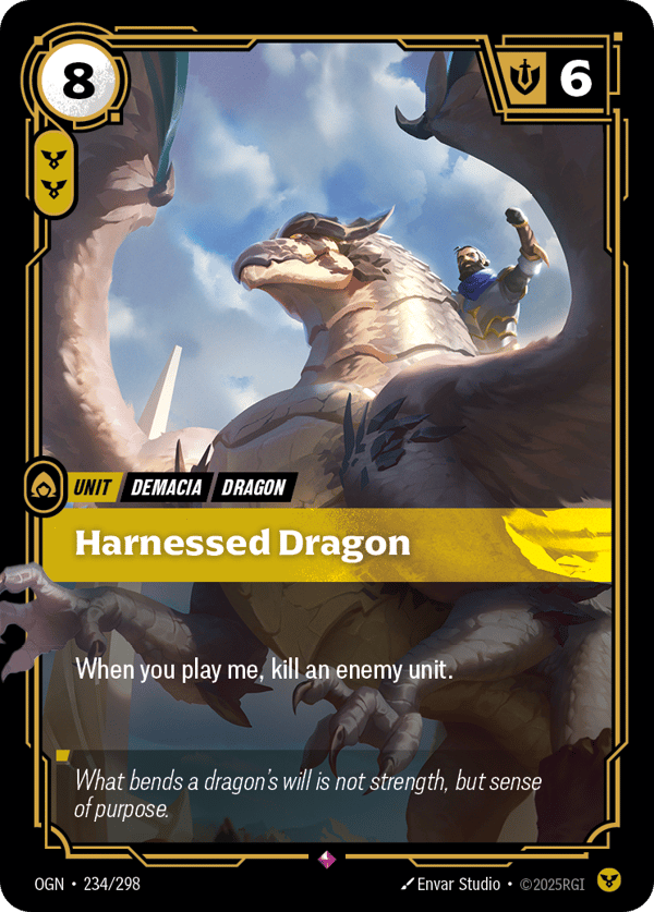 riftbound harnessed dragon