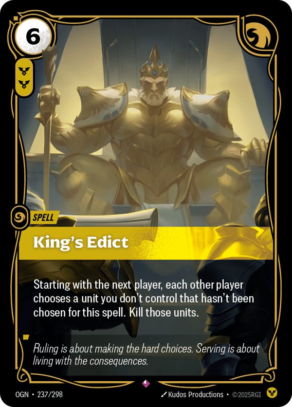 riftbound king's edict