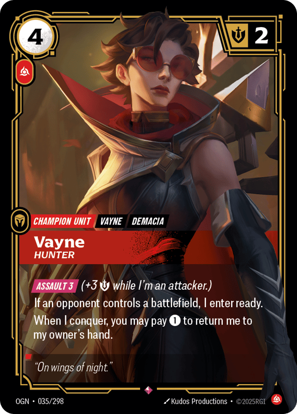 riftbound vayne hunter