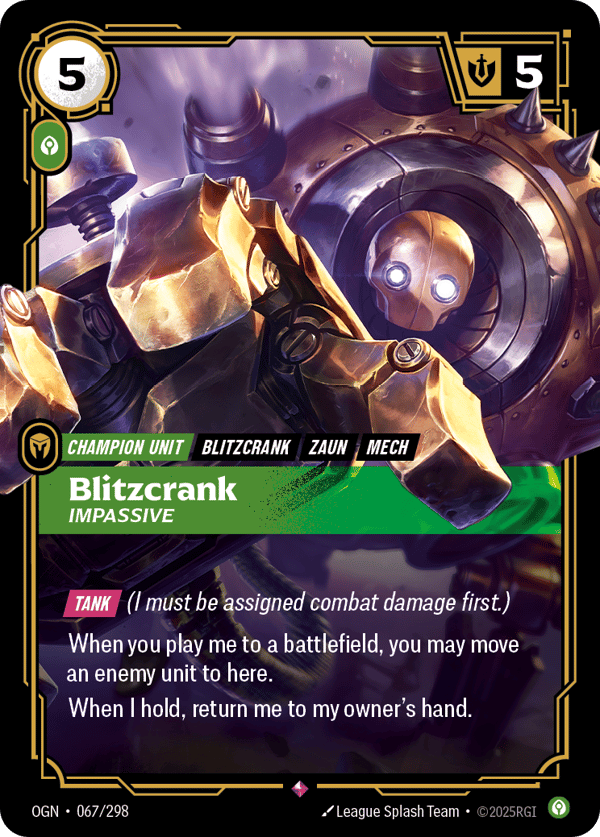 riftbound blitzcrank impassive