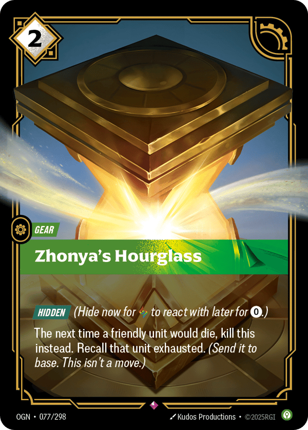 riftbound zhonya's hourglass