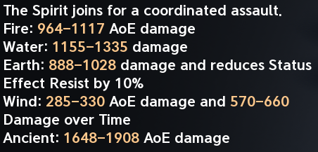 Jointstrike Curse Spirit Stats