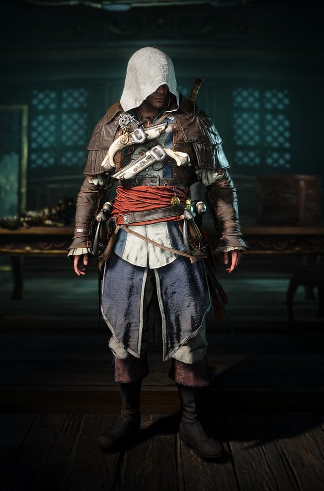 brown cloak outfit