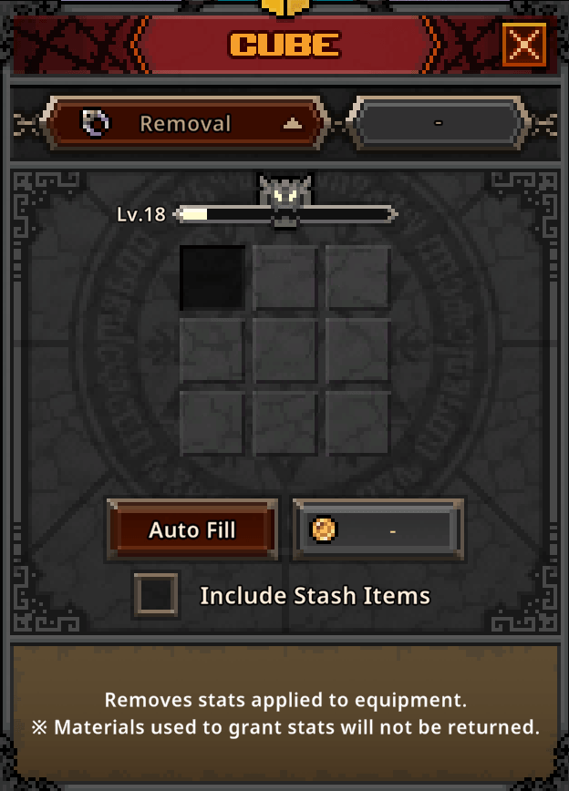 task bar hero cube removal