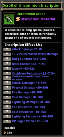 task bar hero cube inscription scroll
