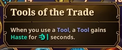 tools of the trade skill