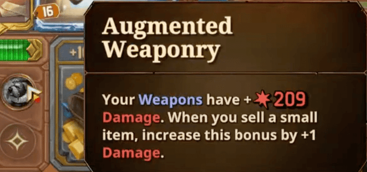 augmented weaponry skill