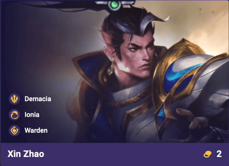 tft set 16 xin zhao
