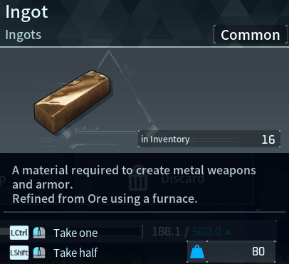 palworld 1.0 ingot