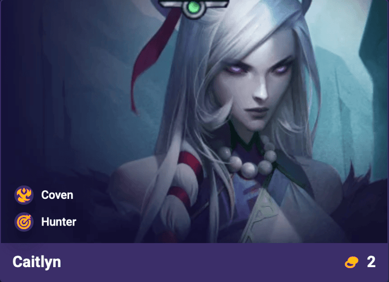 tft set 18 caitlyn