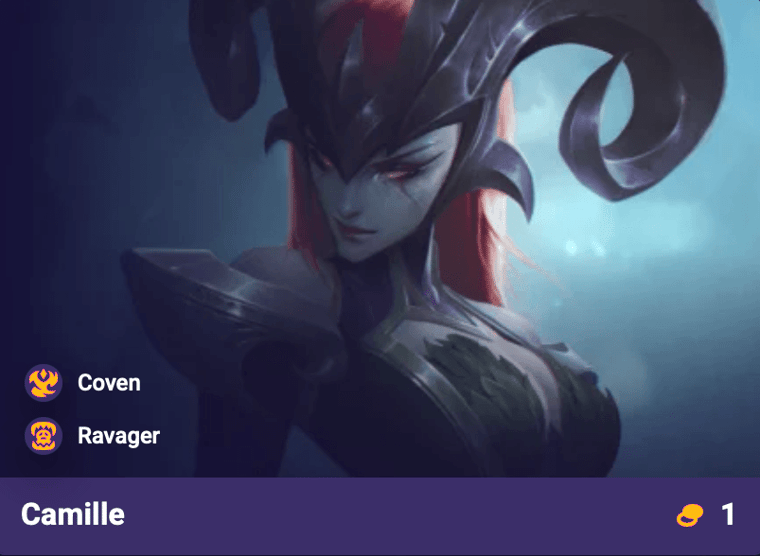 tft set 18 camille