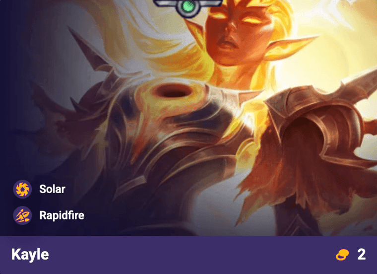 tft set 18 kayle