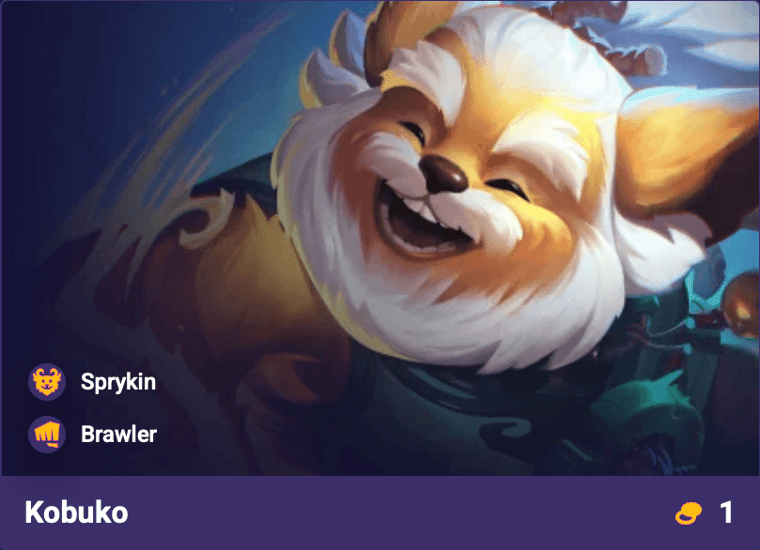 tft set 18 kobuko