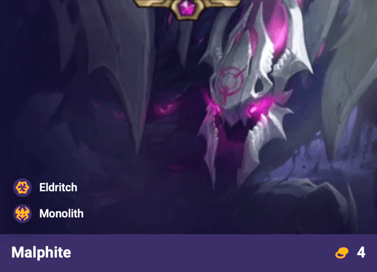 tft set 18 malphite