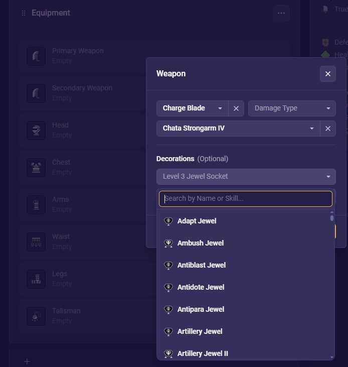 decorations in builder