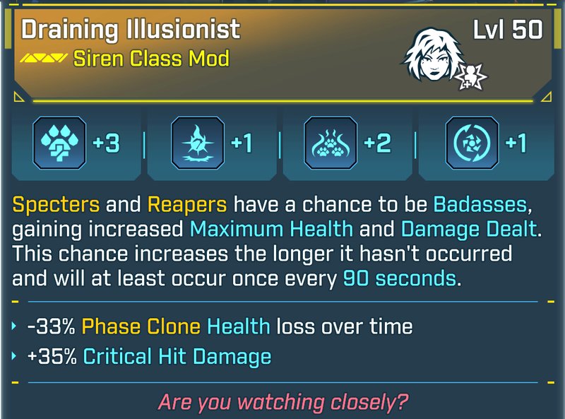 borderlands 4 illusionist class mod