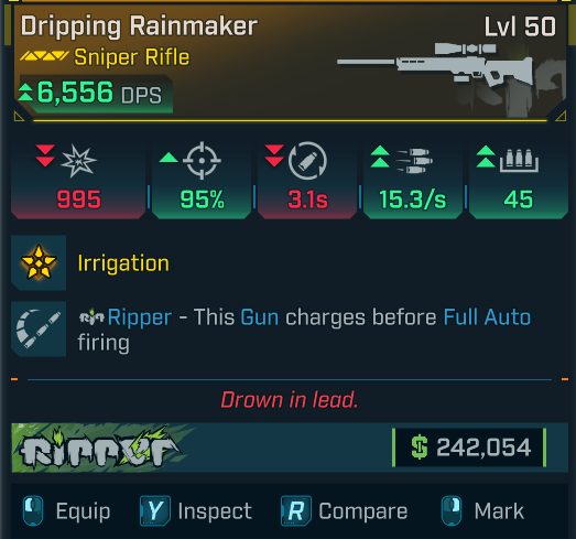 borderlands 4 rainmaker legendary sniper