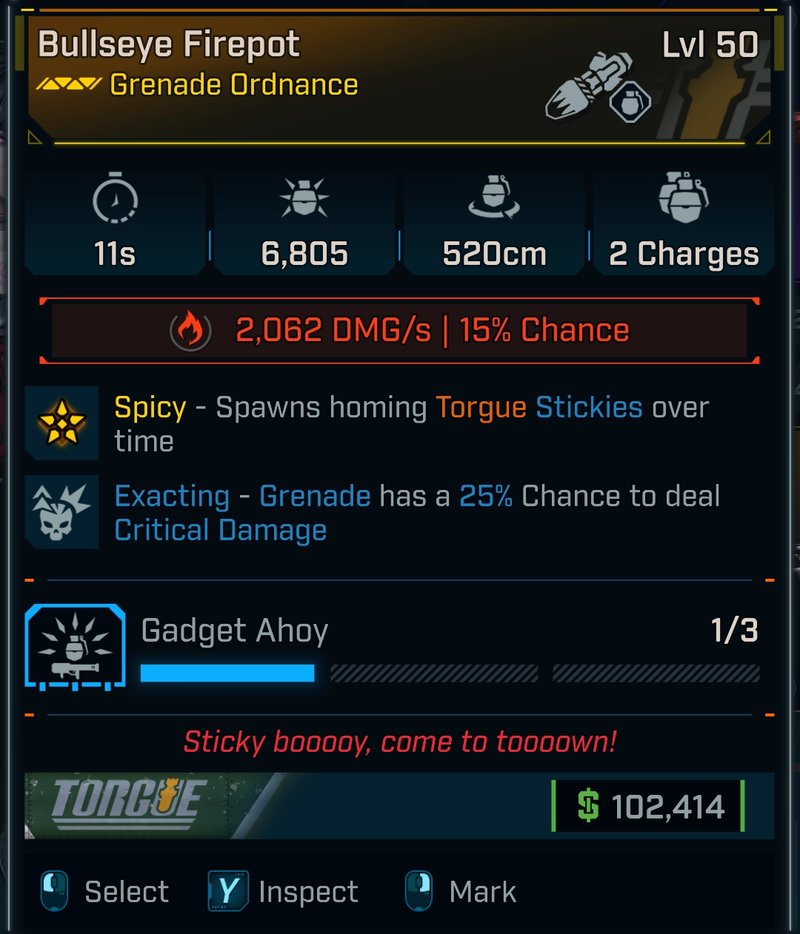 borderlands 4 firepot grenade