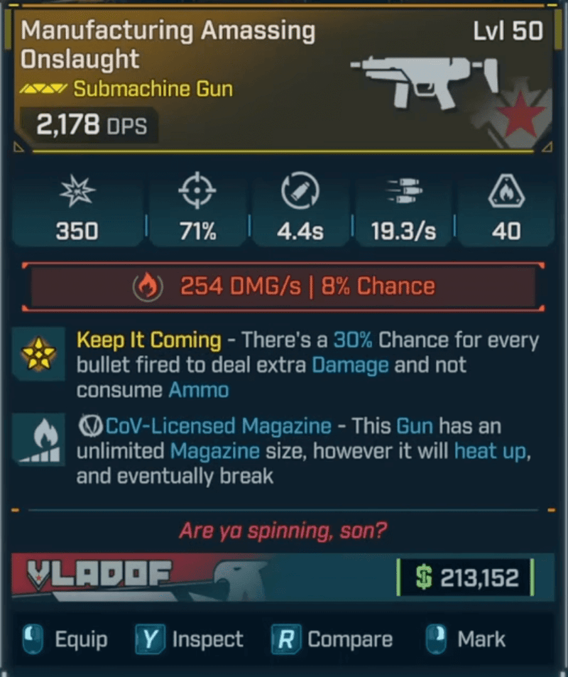 borderlands 4 onslaught smg