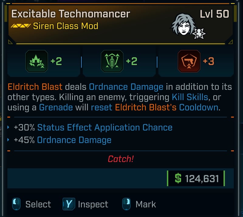 borderlands 4 technomancer class mod