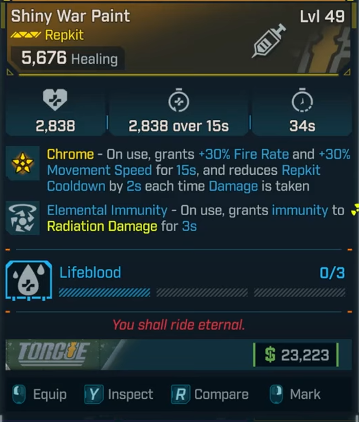 borderlands 4 war paint repkit